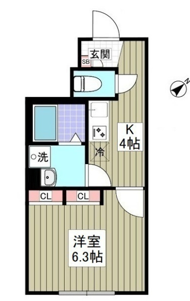 ヒュッゲⅡの間取り