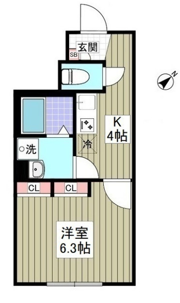 ヒュッゲⅡの間取り