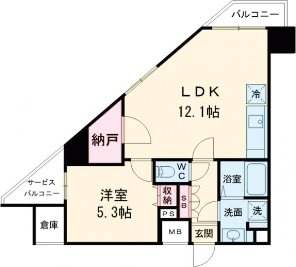 アイルプレミアム押上ノルドの間取り