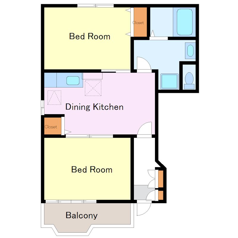 クリスタルAの間取り