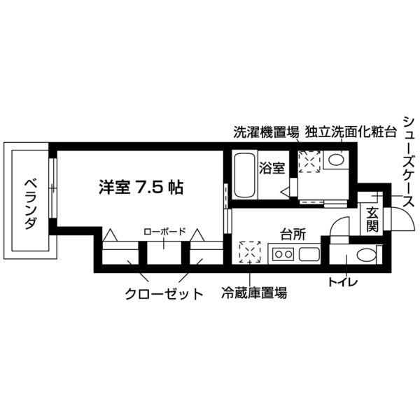 エルメディオ千種の間取り