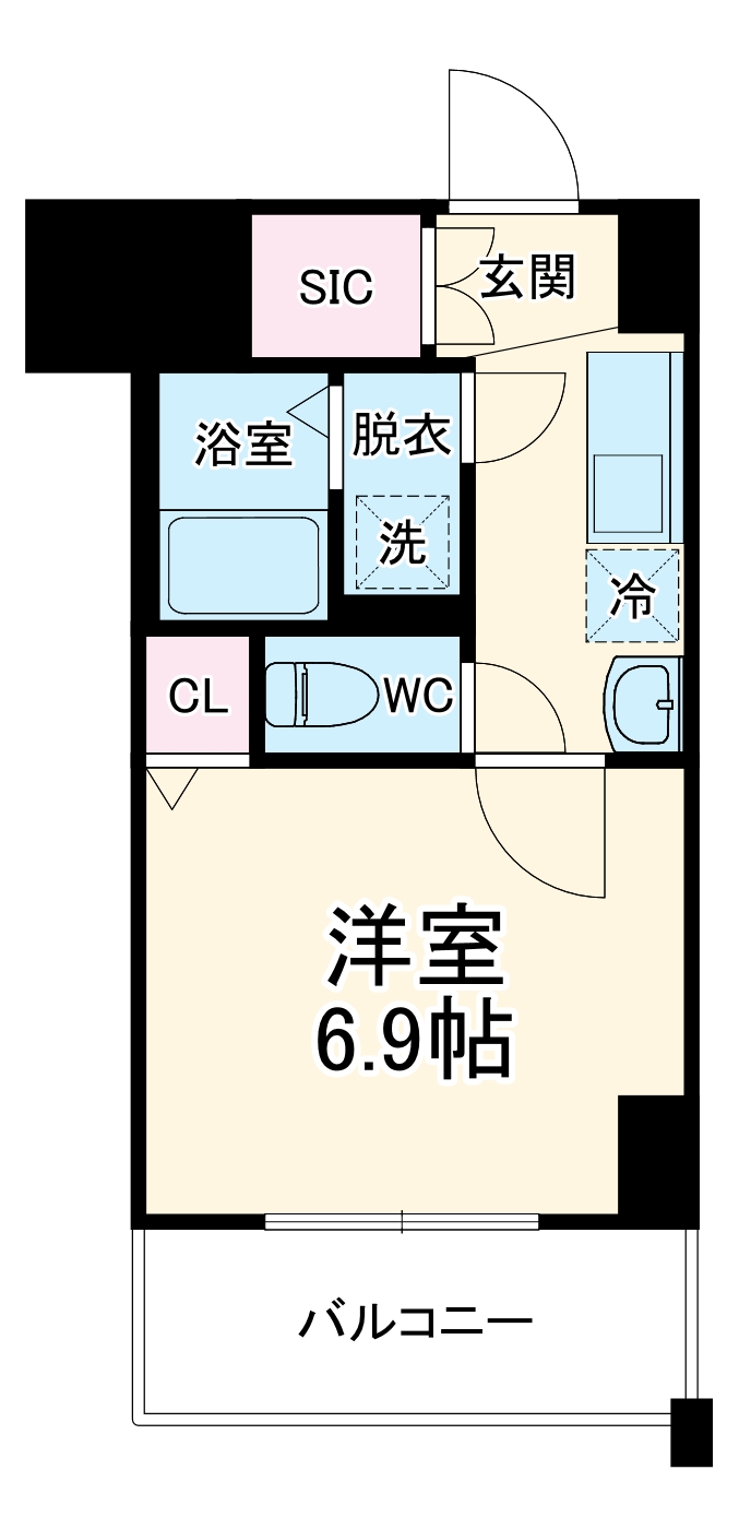 トレヴァンス梅田の間取り
