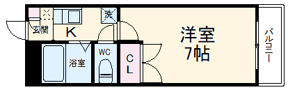 サンライズF&Mの間取り