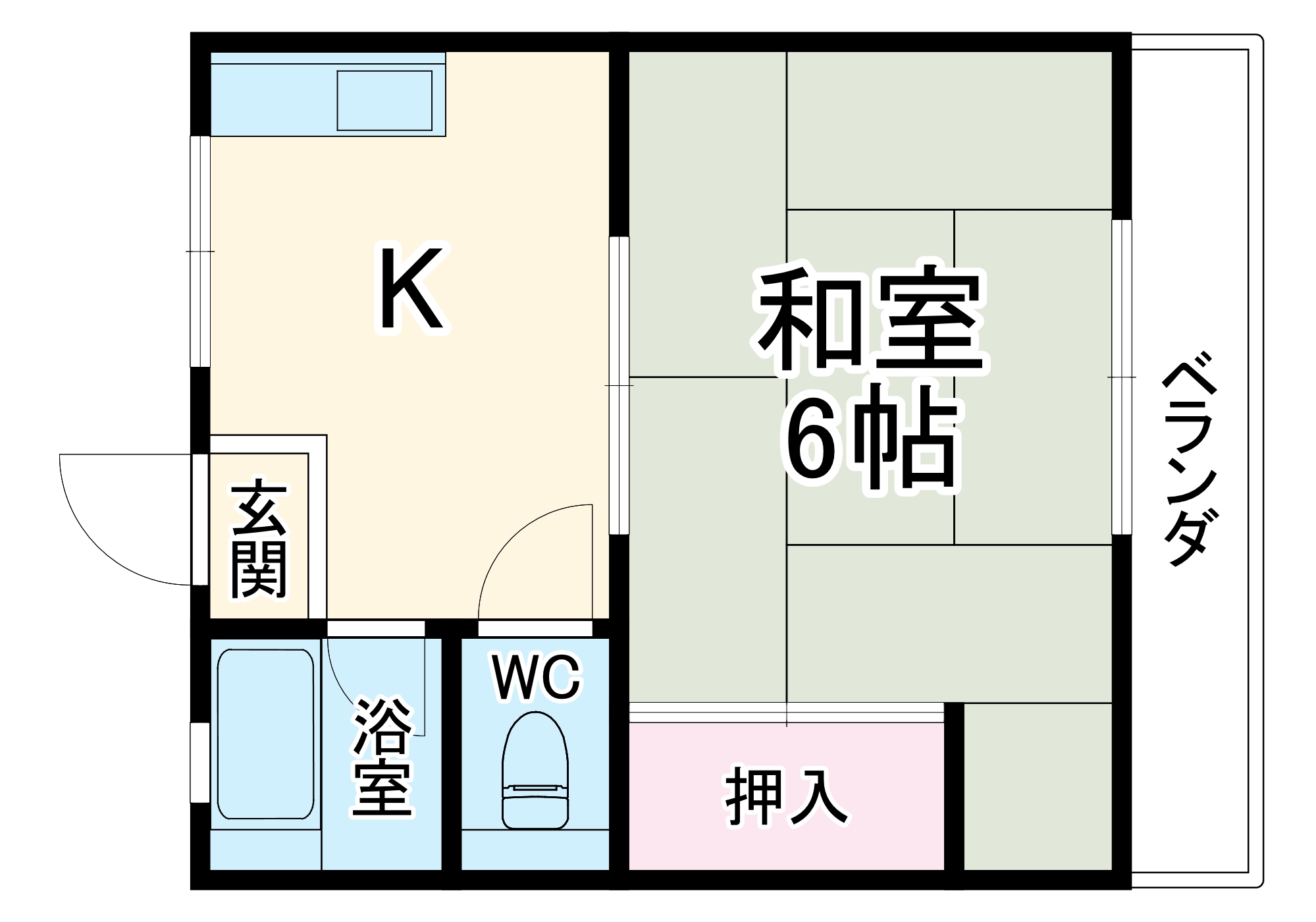 シティハイムＮＳの間取り