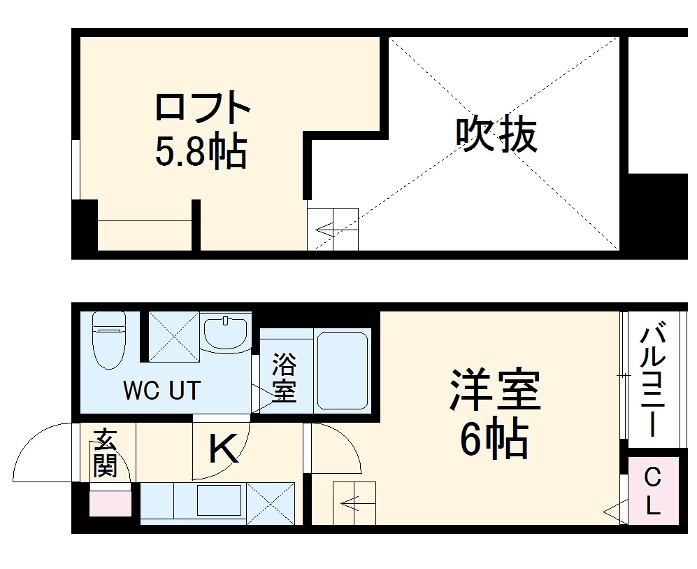 エスペランサ AK 豊四季の間取り