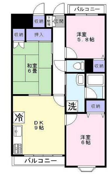 ラフィーヌ・フォレの間取り