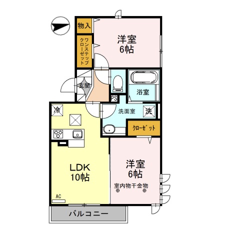 ロイジェントパークスレイクタウンⅢJの間取り