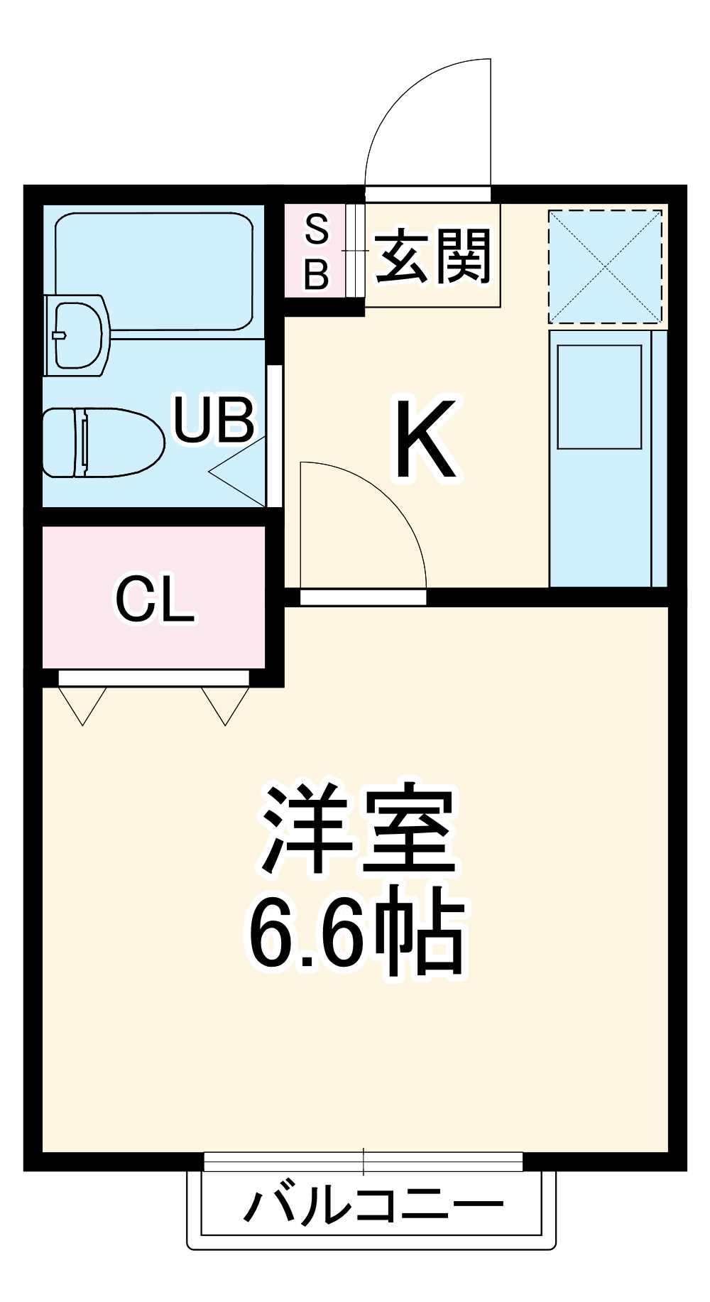 第五稲荷荘の間取り