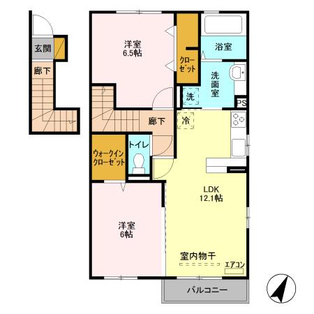 フェリスおおたかの森の間取り