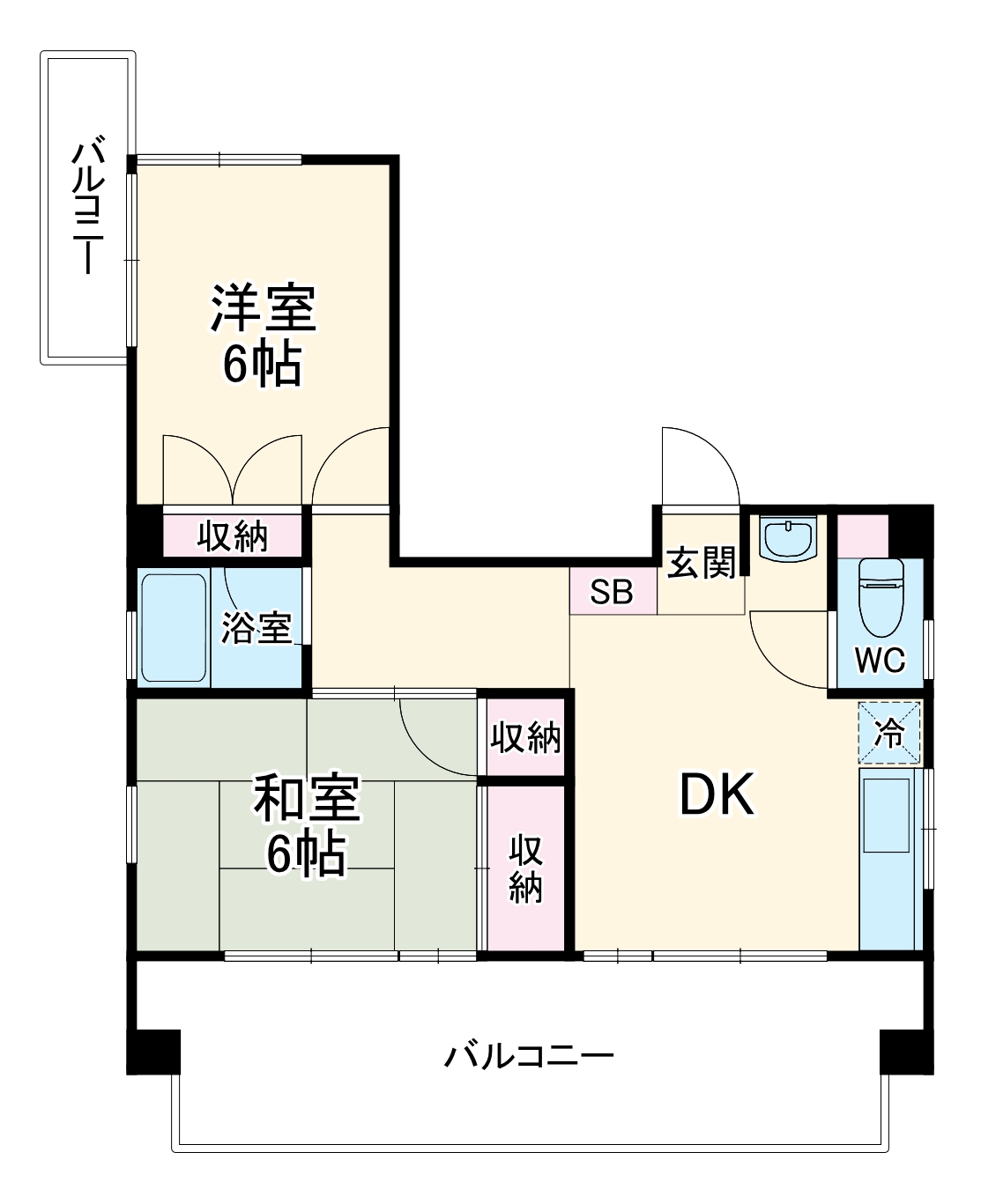 メゾン福嶋の間取り
