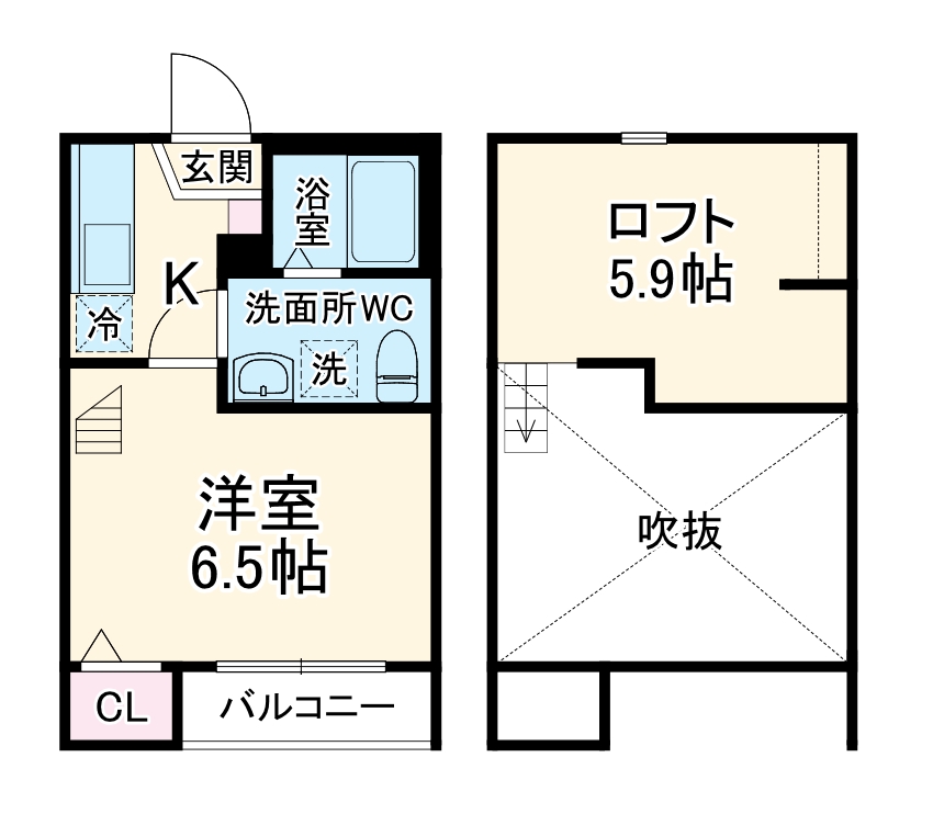 Wistaria 北越谷の間取り