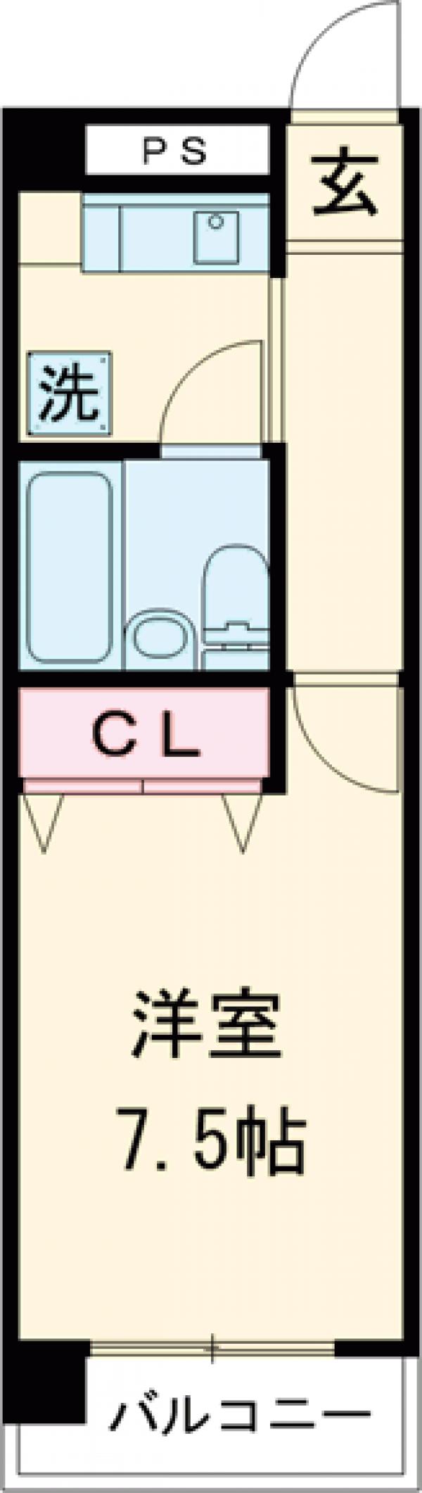 グランシャルム葛西の間取り