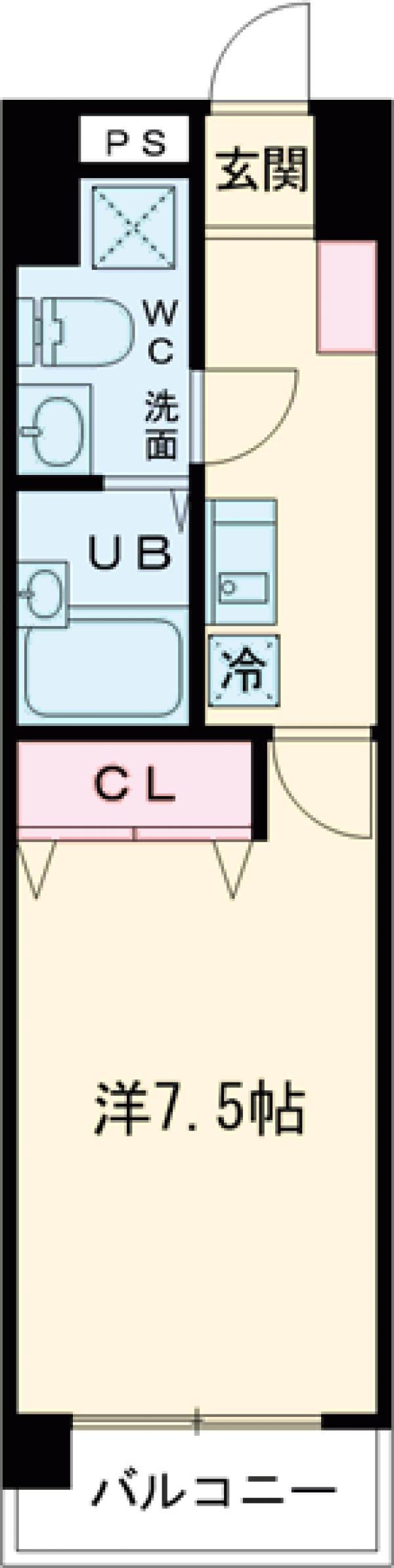 グランシャルム葛西の間取り
