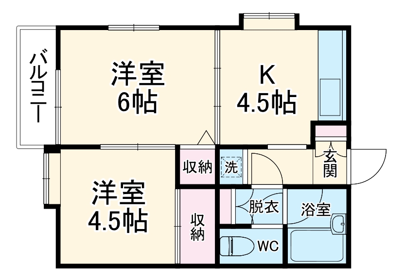 ジュネパレス柏第77の間取り