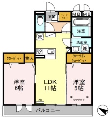 リビエールセレナの間取り