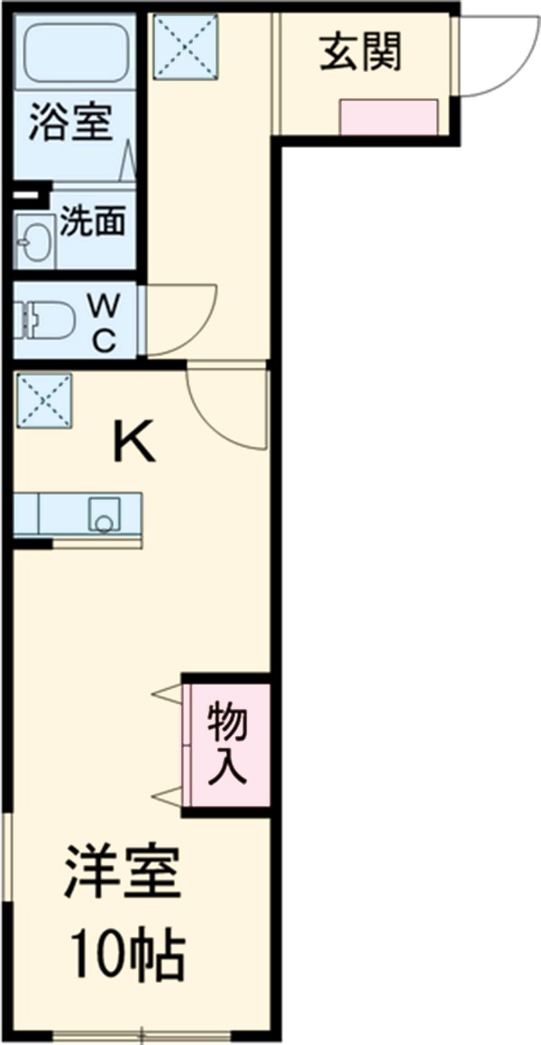フラット柏の間取り