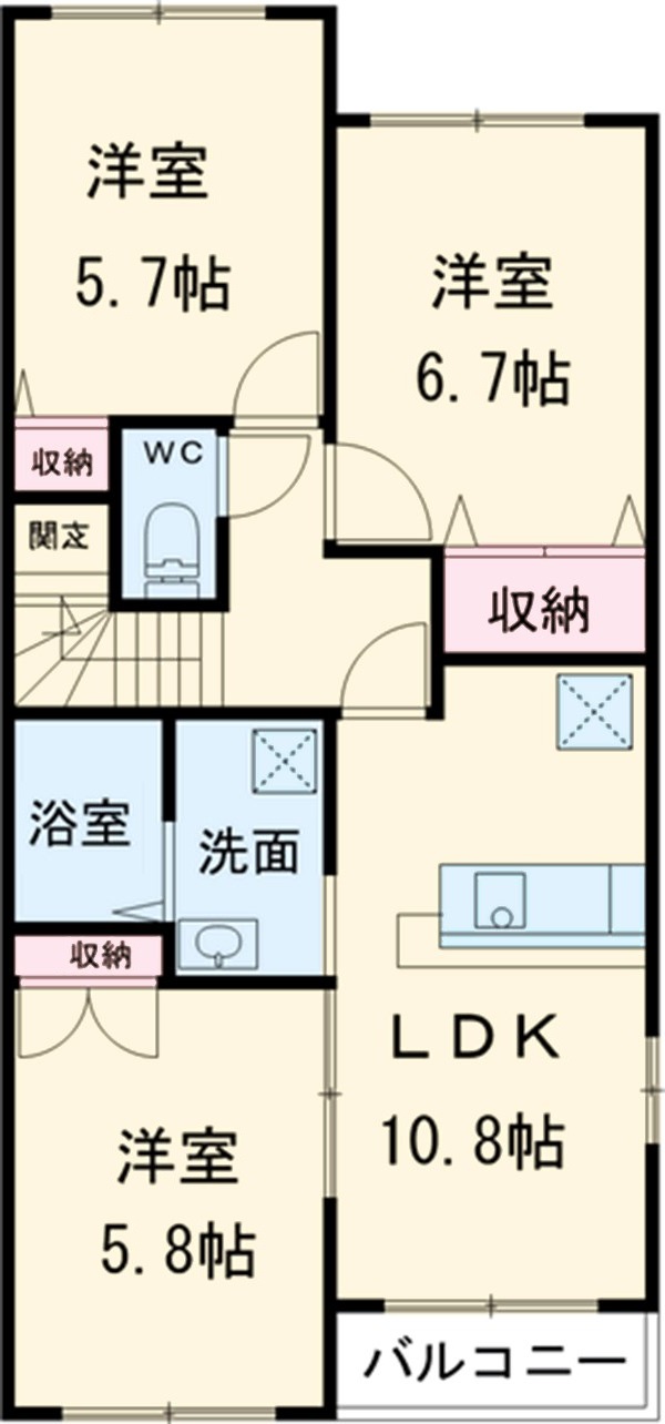 ラ・ルーチェの間取り