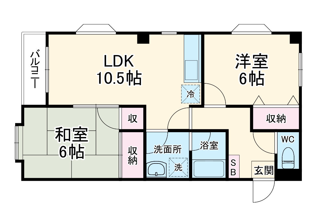 武藤第一マンションの間取り