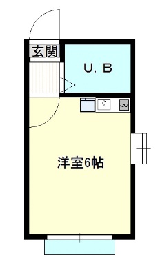 201号室の間取り