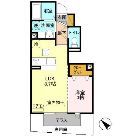 ラ・セゾンクレールの間取り