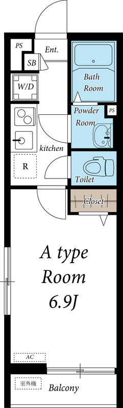 リブリ・豊四季の間取り