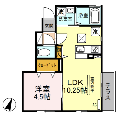 FJ敏コートの間取り