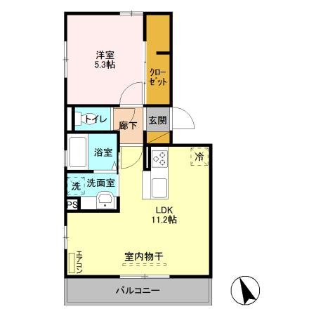 グラディートの間取り