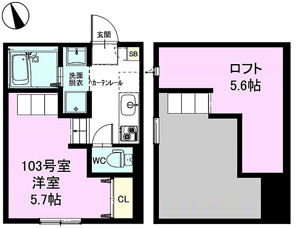 RIZEST フロレスタの間取り