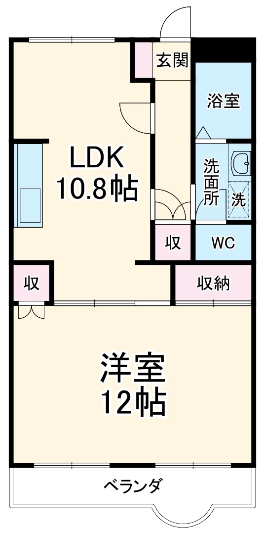 クレセント南春日部の間取り