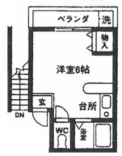 ハイエスト小渕の間取り