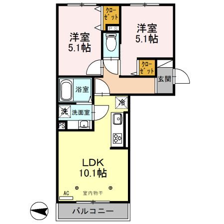 ロイヤルパレスⅢ番館の間取り