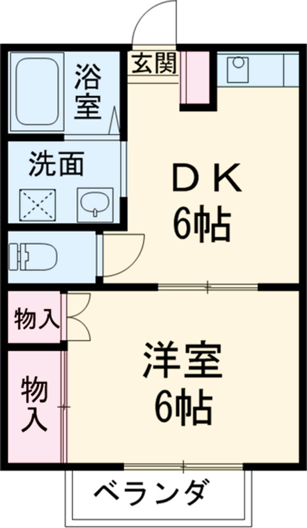 エステート北原の間取り