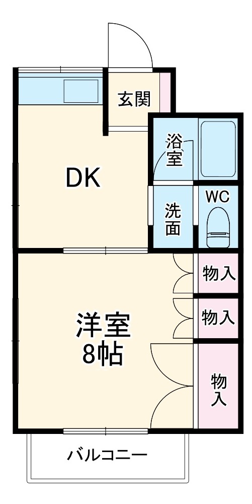 リバーサイド姫宮の間取り