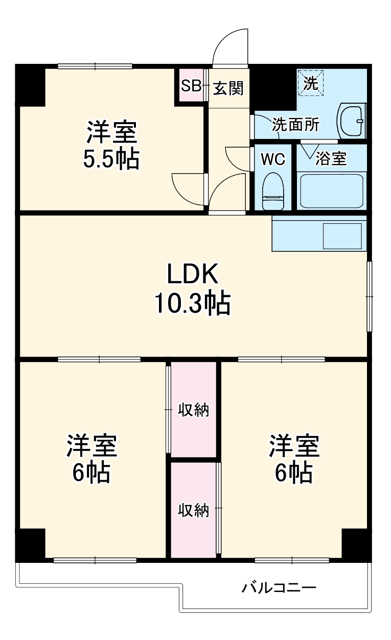 ソ・ビエールの間取り