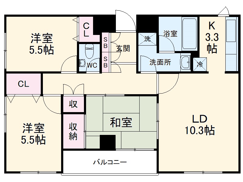 ロイヤルシャトー船橋の間取り