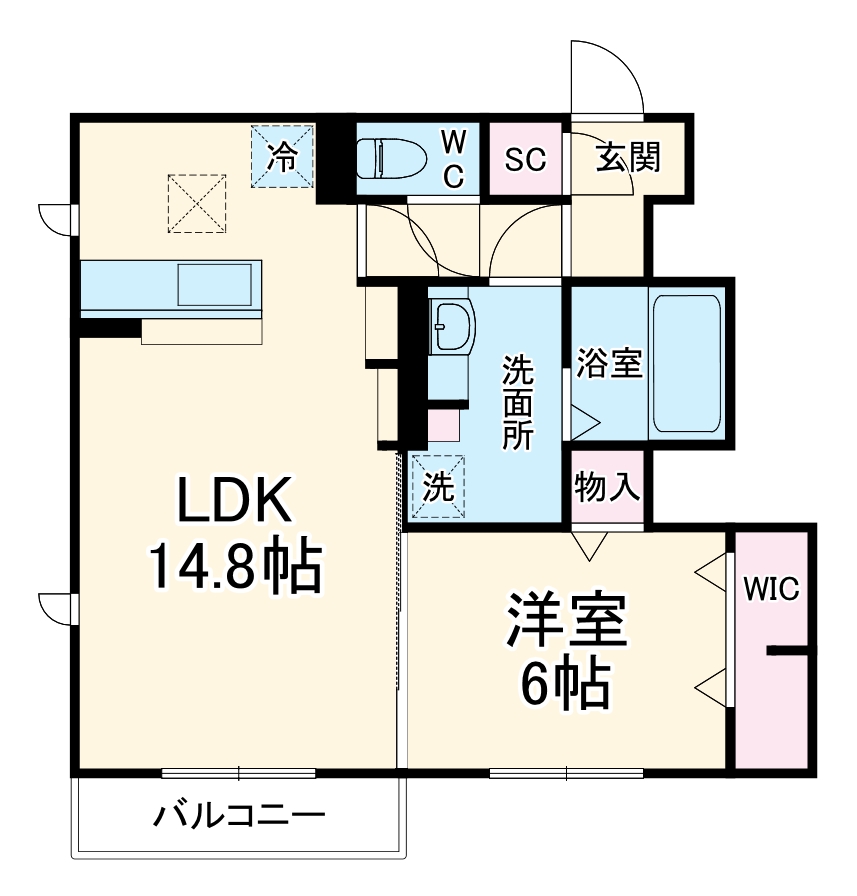 エスポワール Cの間取り