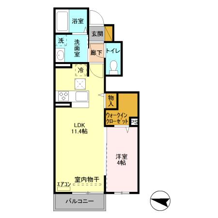 K.エスポワールの間取り