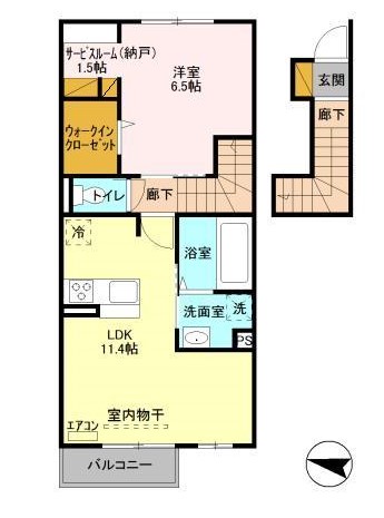 K.エスポワールの間取り