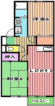 セジュール藤原の間取り
