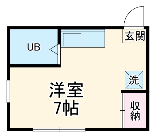 ハイツイイジマの間取り