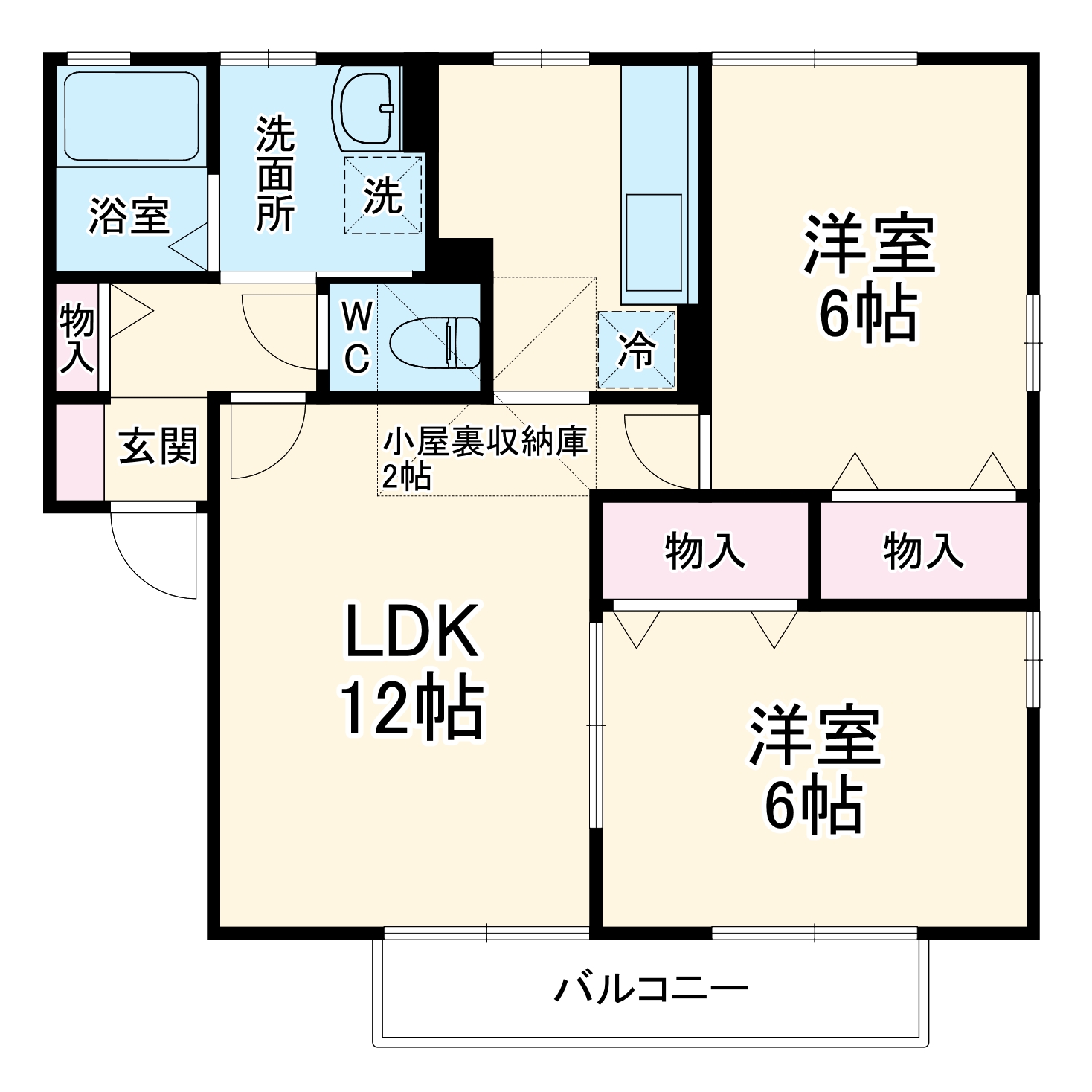 エスポワール Ⅱの間取り