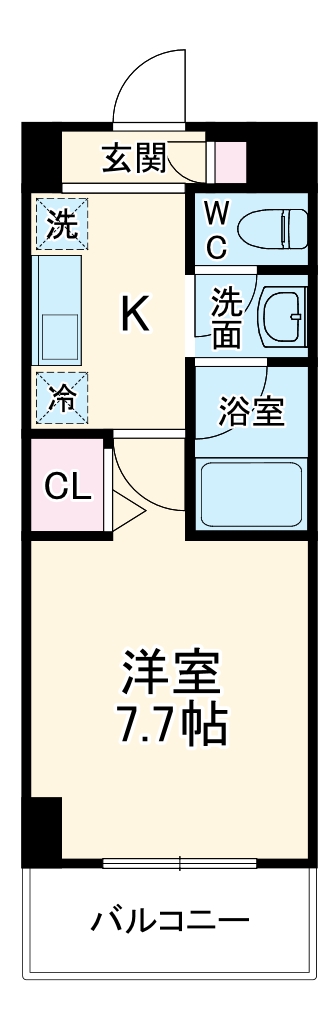 クリエール吉川の間取り