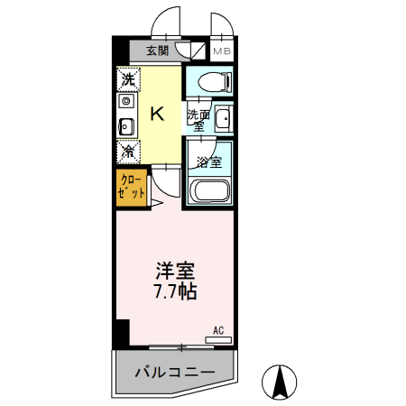 クリエール吉川の間取り