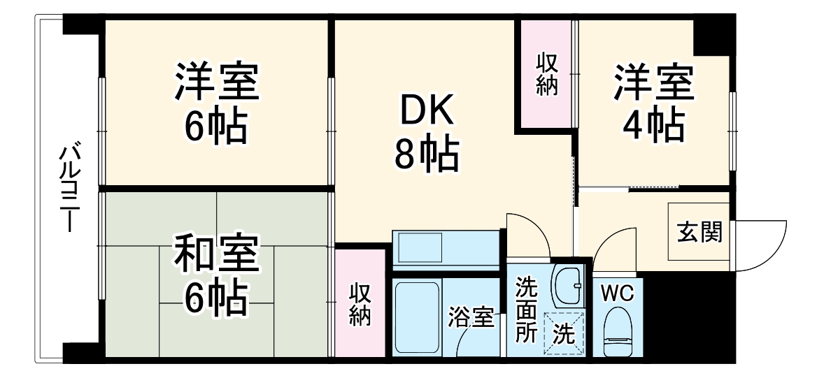 リバティ上溝の間取り