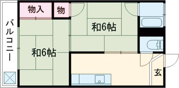 クリームハウスの間取り