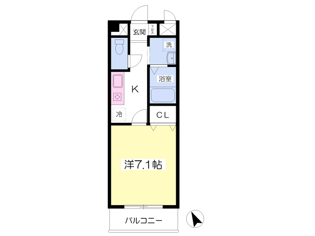 アクセスタウンの間取り