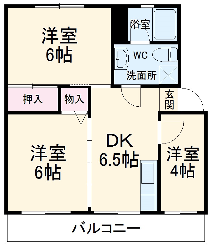 グリーンヒル藤が丘Aの間取り
