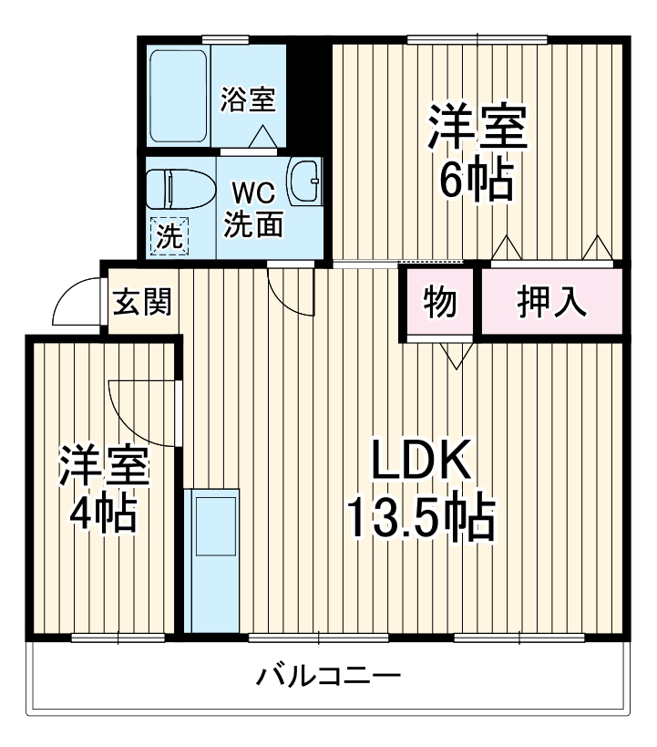 グリーンヒル藤が丘Aの間取り
