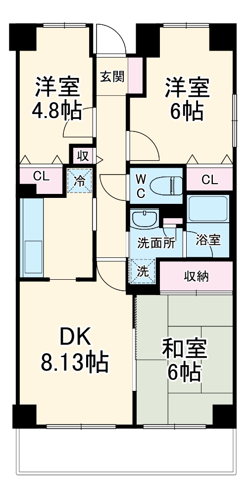 アーバンパーク市ヶ尾の間取り