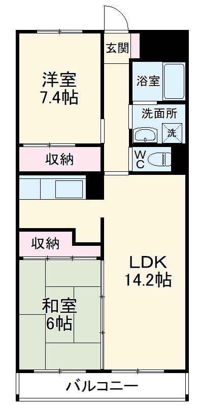 リバティハウスの間取り